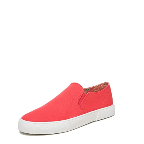 Vionic Women's Carefree Groove Slip On Fashion Sneaker- Sustainable Washable Shoes with Orthotic Insole Arch Support, Medium Fit, Women's Sneakers Sizes 5-11, Poppy, 8.5