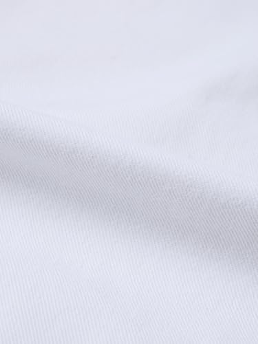 The Souled Store Barrel-Fit Denim: Ivory Women and Girls Buttoned Solid Lightweight Everyday Trendy Cotton Loose Fit Denim Jeans