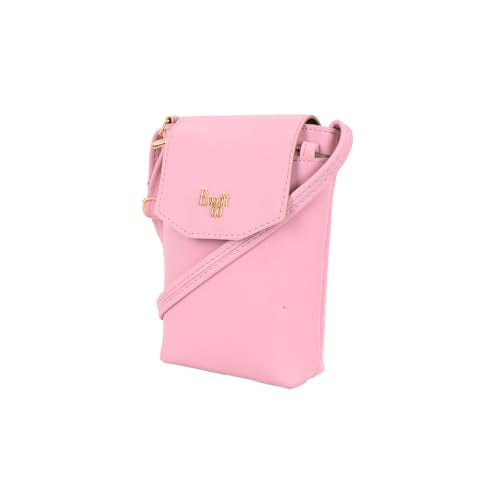 Baggit Women Pink Sling Bag XXS Size | Ladies Stylish Casual Cross Body Purse Handbag