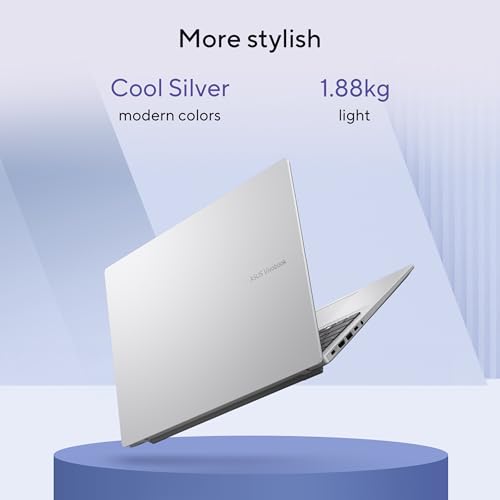 ASUS Vivobook 16, Snapdragon X, 16GB RAM, 512GB SSD, FHD+ 16", Windows 11, Office Home 2024, Cool Silver, 1.88kg, X1607QA-MB050WS, Qualcomm Adreno iGPU, 45TOPS, M365 Basic(1Year)* Laptop