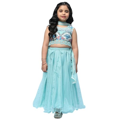 BIBA Girls PRINTED STRAIGHT KID(KWSUMMER ZEST5826_WHITE_11)