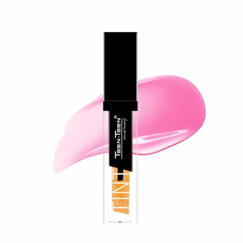 TEEN TEEN Lip Tint Seductive, Lightweight, Long Lasting, Hydrating & Natural Finish, Non-Sticky, Smooth Application, Glossy Shine, Nourishing Feel & All-Day Tint | Orange, 4ml