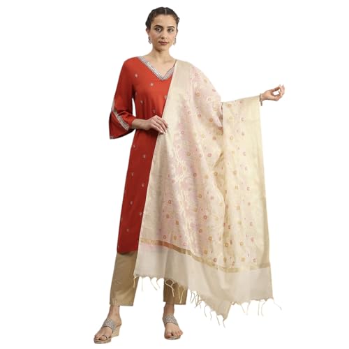 Biba Women Multi Polyester Yarndyed Dupatta_FREE SIZE