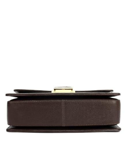 Da Milano Leather Shoulder Bag for Women - Walnut Brown (LB-00870OL)