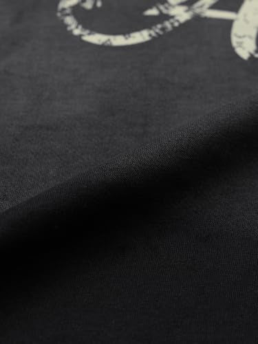 The Souled Store Oversized T-Shirt: Supernova Women and Girls Short Sleeves Round Neck Black Graphic Printed Cotton Oversized Fit Breathable Everyday Streetwear T-Shirts