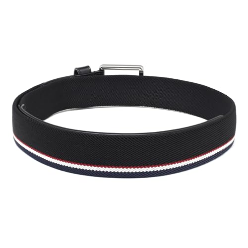 U.S. Polo Assn. Men Navy Textured Striped Print Belt