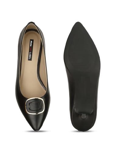 Bata Beck Pump E 23 Women's Black Heels - 7 UK (6516091)