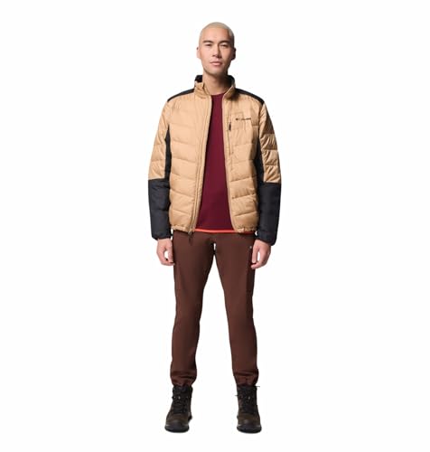 Columbia Men Beige OmniHeat Infinity Labyrinth Loop II Down Jacket, L