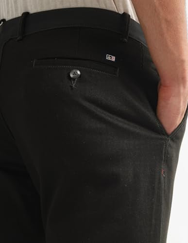 Arrow Sports Men's Regular Casual Pants (ASAKTR2697_Olive