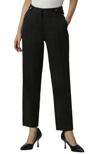 Van Heusen Women's Regular Casual Pants (VWTFFRGFP30524_Grey
