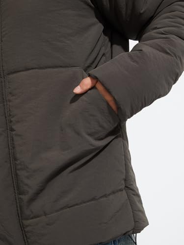 Max URB_N Men Solid Padded Jacket (Brown_L)