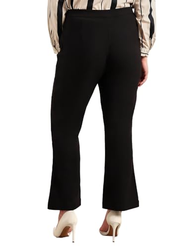 VEROMODA Curve Women's Wide Leg Pants Jet Black