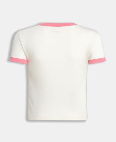 Jockey WZ25 Women Super Combed Cotton Rich Graphic Printed T-Shirt_Egret_L
