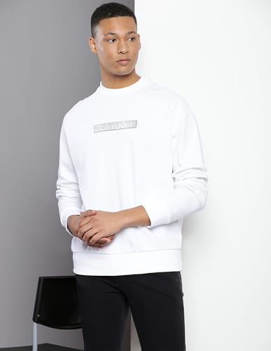 Calvin Klein Mens White Color Sweatshirt (XS)