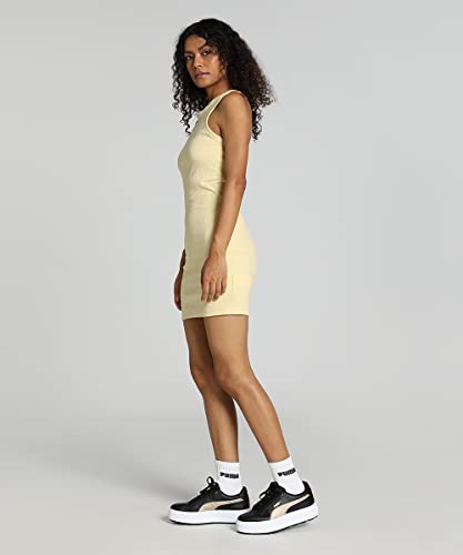 Puma Womens Classics Sleeveless Dress, Light Straw, M (53807942)