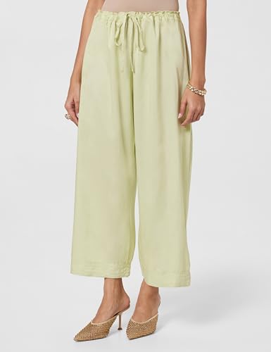 BIBA Women's Synthetic a line Salwar Suit Set (SKD651842_Lemon Yellow_2XL (42))