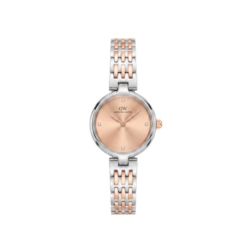 Daniel Wellington Round 26mm Rose Gold-Tone Dial Analog Women Watch - DW0DL0900