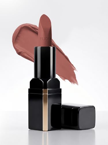 FLiCKA Lip Poetry Matte Lipstick| Enriched With Vitamin E, Sulphate Free, Moisturizing, Long Lasting Upto 6Hrs, 06 Humpty Dumpty, 4g