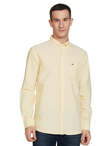 Arrow Sport ME. Yellow Casual Shirt (ASAEOSH1465_42)