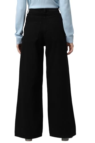 Van Heusen Women Black Dark Wash Regular Fit Jeans
