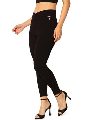 ONLY Women's Skinny Fit High-Rise Black Legging