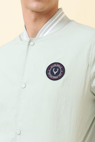 Allen Solly Men's A-Line Coat (ASJKCUBOFM31731_Grey