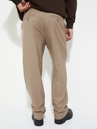 URB_N Men Solid Relaxed Fit Trousers