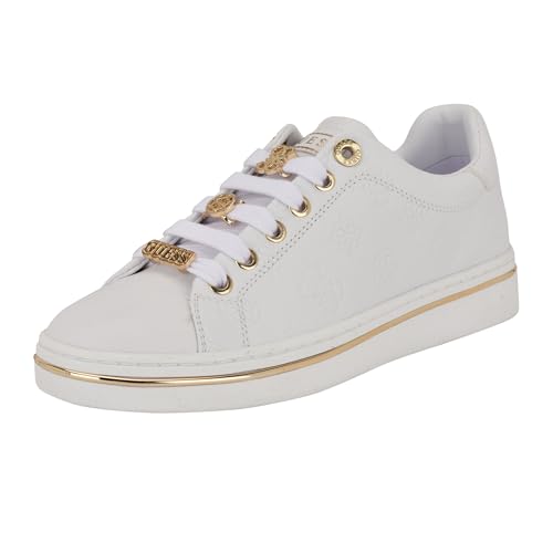 Guess Womens Stasey, White 141, 7