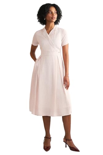 Women Pink Print Formal Dress