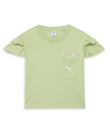 PUMA , Girls, FLOWER FARM Pocket Tee G, Pistachio Green, 164 (63278437)