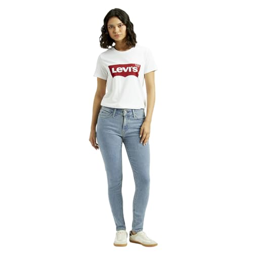 Levi's Women's Mid Rise 711 Skinny Fit LightBlue Jeans