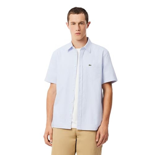 Lacoste Men's Regular Fit Shirt (CH5624_Blue