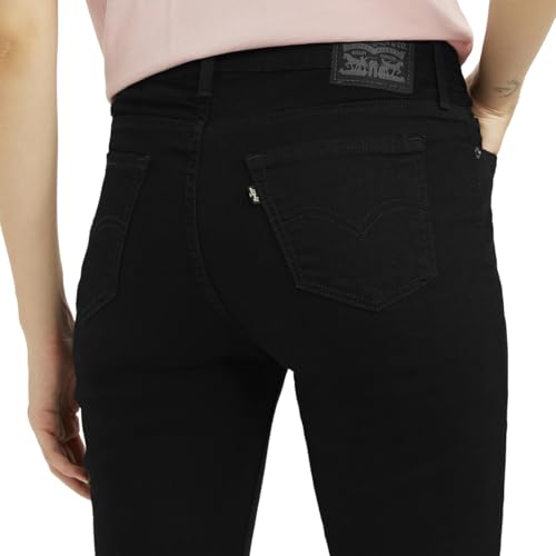 Levi's Women's Mid Rise 711 Skinny Fit Black Jeans