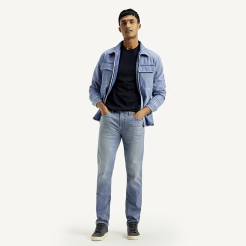Levi's Men's Light Blue 511 Slim Fit Mid Rise Jeans, 18298-1769, 32