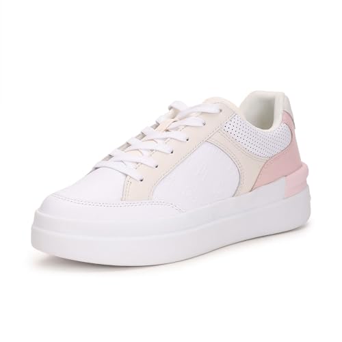 Women Embossed Court Sneakers