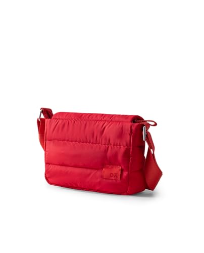 DailyObjects Scarlet Wing Crossbody Bag For Girls, Men and Women | Crafted with soft-touch Polyester | One Spacious Main Zippered Compartment and Two Deep Slip Pockets | Detachable Strap