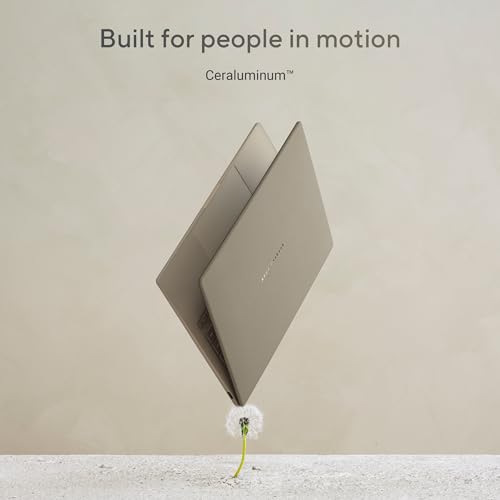 ASUS Zenbook A14, Snapdragon X Processor,(Qualcomm Adreno iGPU/16GB RAM/512GB SSD/Windows 11 Home/MS Office 365 Basic (1Year)*/14" FHD+ OLED/AI PC/Zabriskie Beige/0.98 kg),UX3407QA-QD258WS