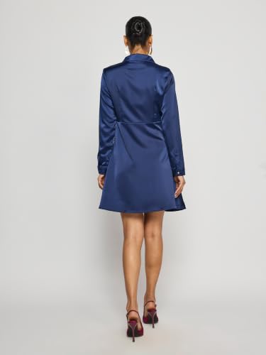 Label RITU KUMAR Navy Amour Short Dress