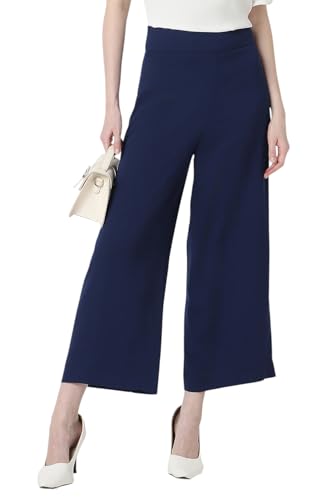 Van Heusen Women's Regular Casual Pants (VWTFFRGFS89822_Navy