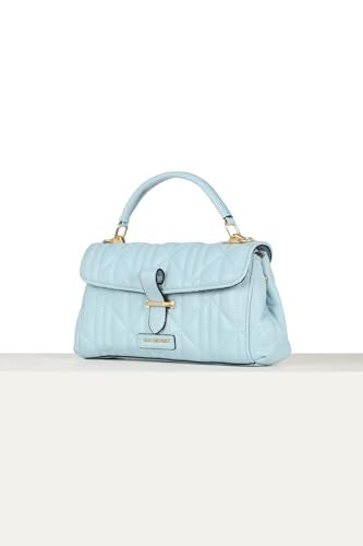 Women Blue Solid Casual Sling Bag