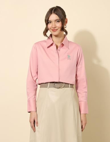 U.S. POLO ASSN. Women's Regular Fit Shirt (UWSS25SHT214