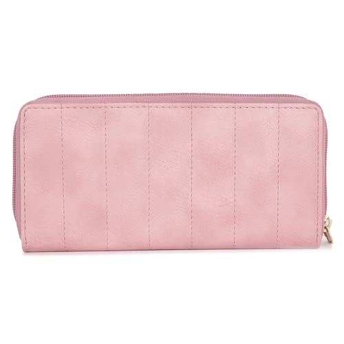 Fastrack Faux Leather Women Western Wallet(Pink)