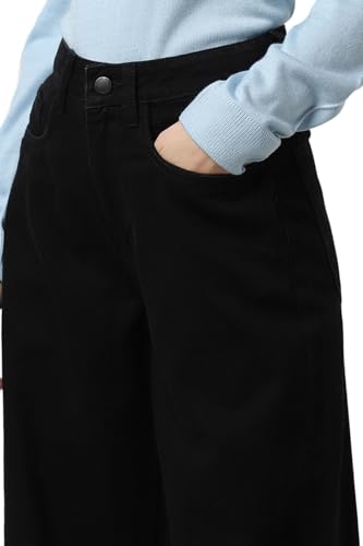 Van Heusen Women Black Dark Wash Regular Fit Jeans