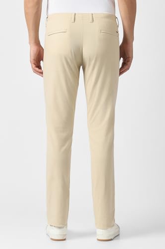 Van Heusen Men's Slim Casual Pants (VSTFUSLFM99231_Beige