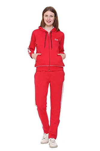 In Love Women's Cotton Blend Plus Size Comfortable Casual Wear Full Sleeves Chrismatic Cherry XXL