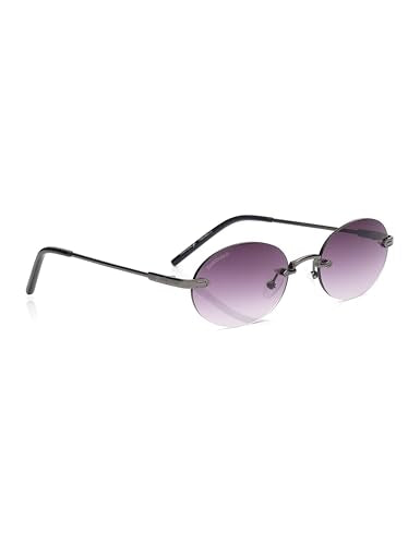 Fastrack Sunglasses |OVAL Gunmetal |UV protected | Large