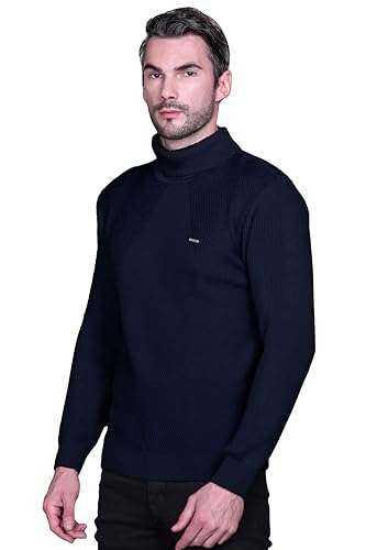 GODFREY Men Sweater for Winter Woolen Navy