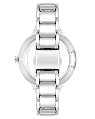 Nine West Women's Bracelet Watch, Silver/Rainbow, Modern