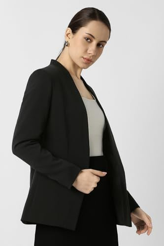 Van Heusen Women's Blazer (VWBZCRGP360439_Black