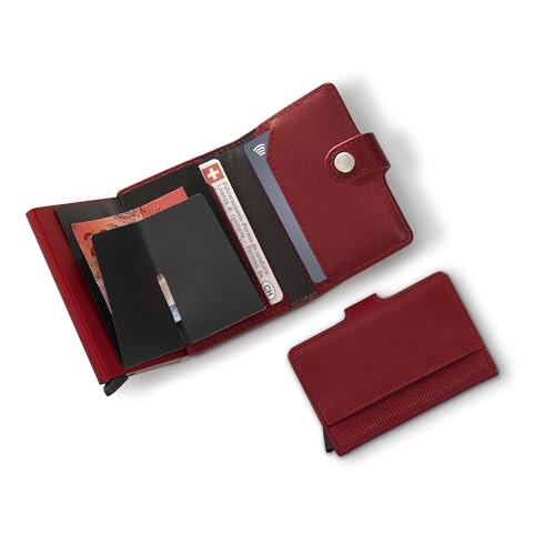 Victorinox Altius Secrid Wallet, Card Holder (0.1 kg), 10 cm, Red, Leather, 612680| RFID 6 Cards Slot